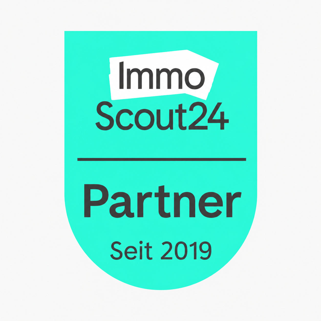 Offizielles ImmoScout24 Partner Siegel seit 2019 - Immobilienmakler Stuttgart